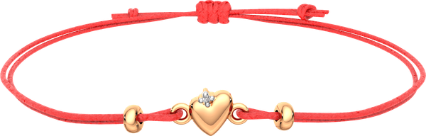 Изображение товара Браслет из розового золота ZORKA 6D0021.9K.R.02 (18см, с бриллиантом)