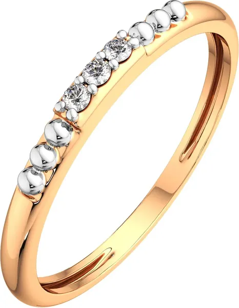 Изображение товара Кольцо из розового золота ZORKA 2101014.9K.R (р.13, с фианитами)