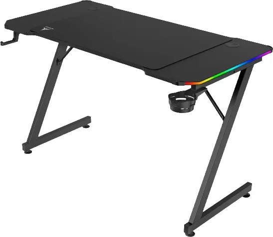 Изображение товара Геймерский стол Zone 51 Trine 120 RGB / Z51-T2R-BK (черный)