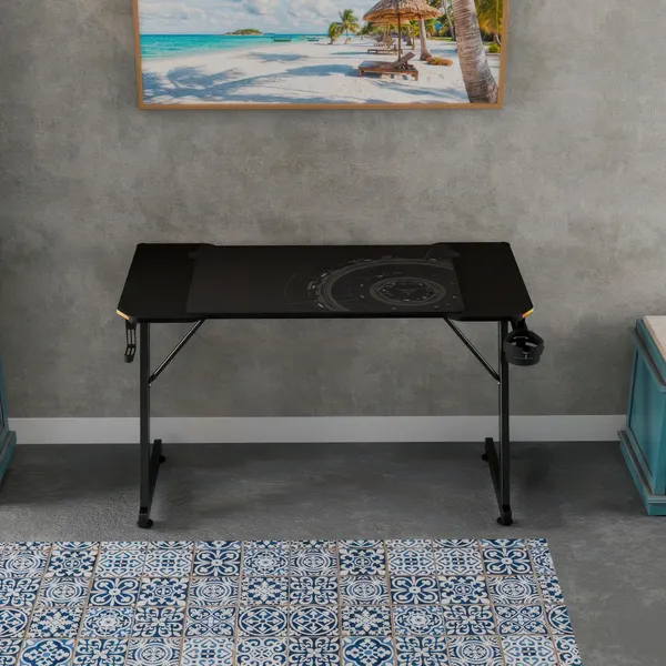 Изображение товара Геймерский стол Zone 51 Trine 120 RGB / Z51-T2R-BK (черный)