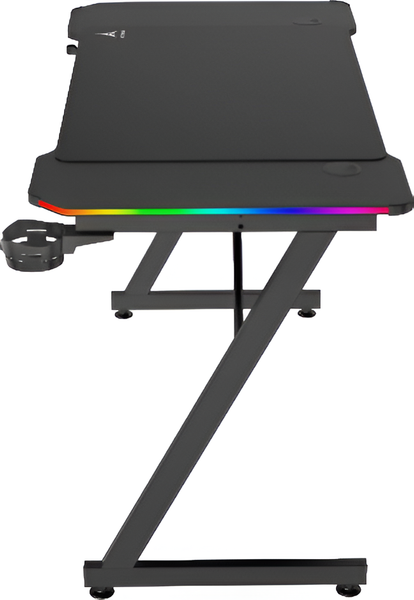 Изображение товара Геймерский стол Zone 51 Trine 120 RGB / Z51-T2R-BK (черный)