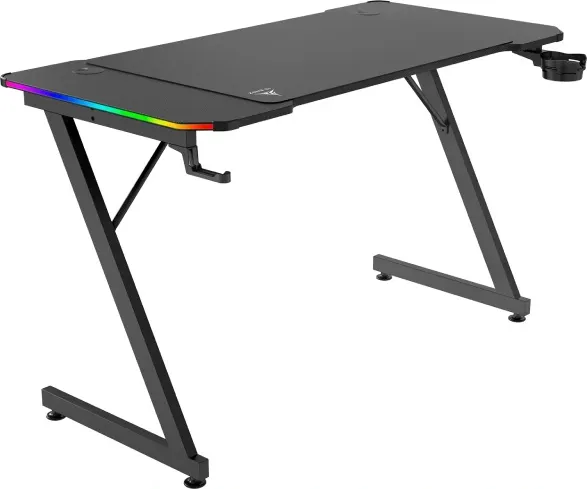Изображение товара Геймерский стол Zone 51 Trine 120 RGB / Z51-T2R-BK (черный)