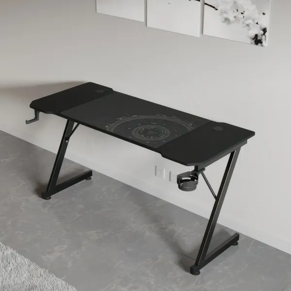 Изображение товара Геймерский стол Zone 51 Trine 140 / Z51-T4N-BK (черный)