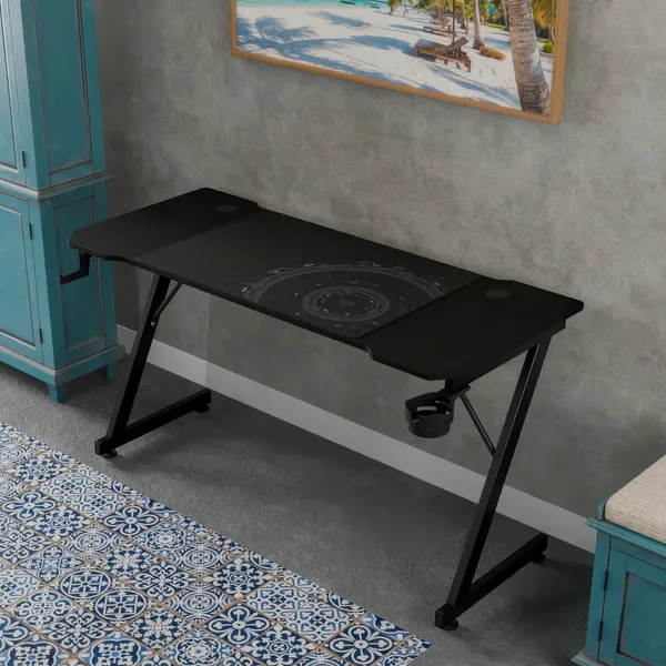 Изображение товара Геймерский стол Zone 51 Trine 140 / Z51-T4N-BK (черный)