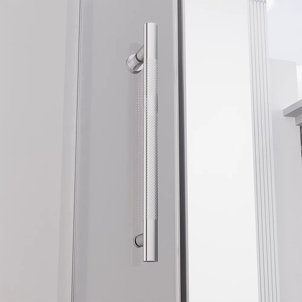 Изображение товара Душевая дверь Veconi Alassio / AL-150-00-CH-C4 (стекло прозрачное/хром)