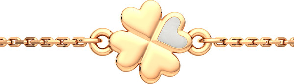 Изображение товара Браслет из розового золота ZORKA 650393.9K.R (18см, с эмалью)