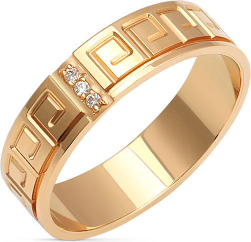 Изображение товара Кольцо из желтого золота Кристалл CC85100226773 (р.21)