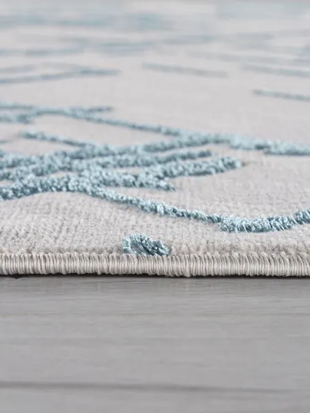 Изображение товара Ковер Merinos Liman F164-OVAL-GRAY-D.BLUE (2x2.9)