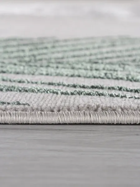 Изображение товара Ковер Merinos Liman F167-OVAL-GRAY-D.GREEN (2x2.9)