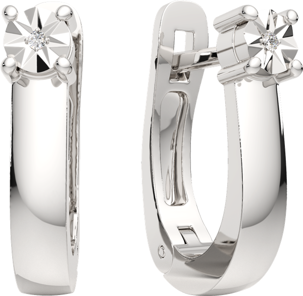 Изображение товара Серьги из серебра ZORKA 03D0148.ZZ (с бриллиантами)