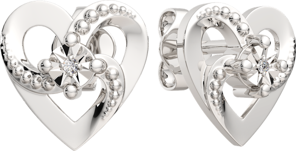 Изображение товара Серьги из серебра ZORKA 03D0179 (с бриллиантами)