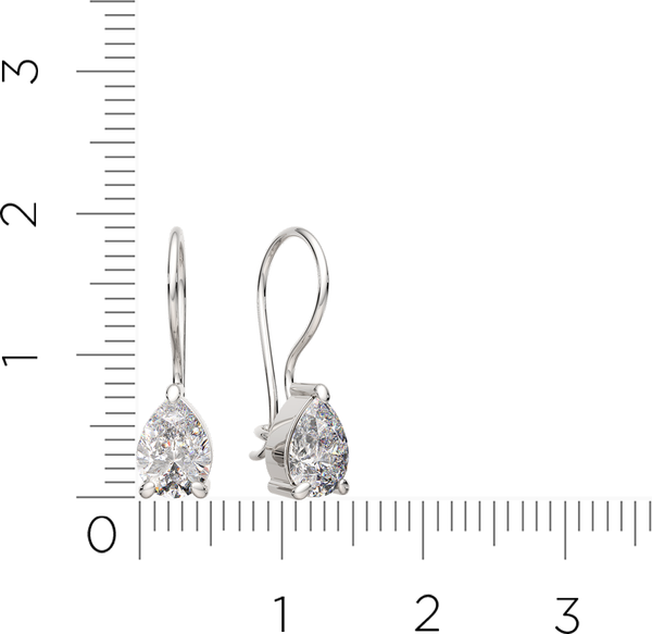 Изображение товара Серьги из серебра ZORKA 03101222.ZZ (с фианитами)