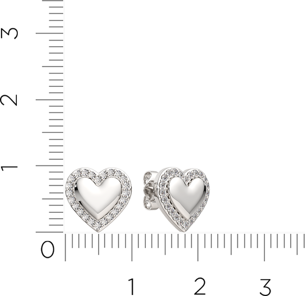 Изображение товара Серьги из серебра ZORKA 03101422.ZZ (с фианитами)