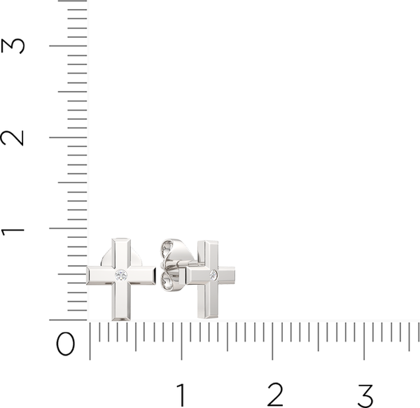 Изображение товара Серьги из серебра ZORKA 03101507.ZZ (с фианитами)