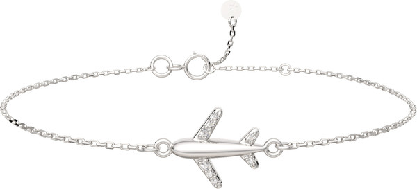 Изображение товара Браслет из серебра ZORKA 06401450.ZZ (17см, с фианитами)