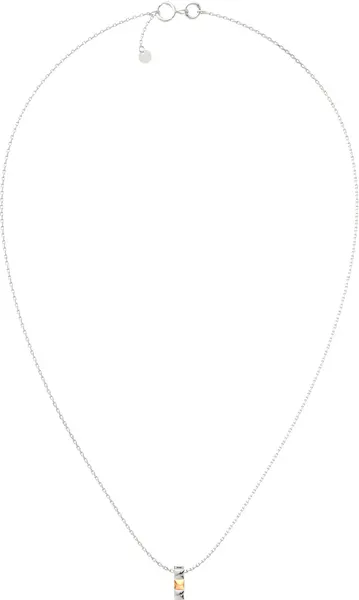 Изображение товара Колье из серебра ZORKA 0540014.G14K (45см, с золотой вставкой)