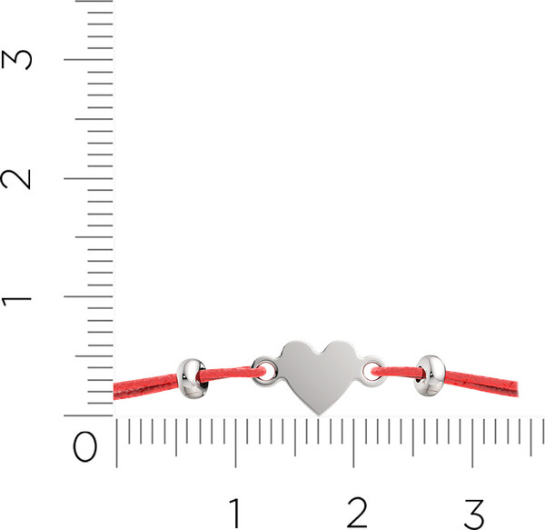 Изображение товара Браслет из серебра ZORKA 0660069.02 (18см)