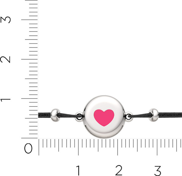 Изображение товара Браслет из серебра ZORKA 0660544.01.ZZ (18см, с эмалью)