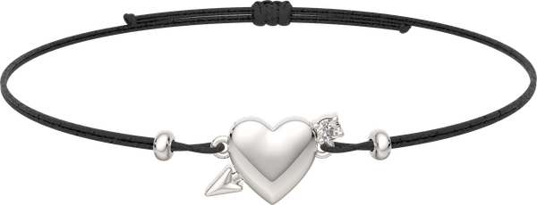 Изображение товара Браслет из серебра ZORKA 0670073.01.ZZ (18см, с фианитом)