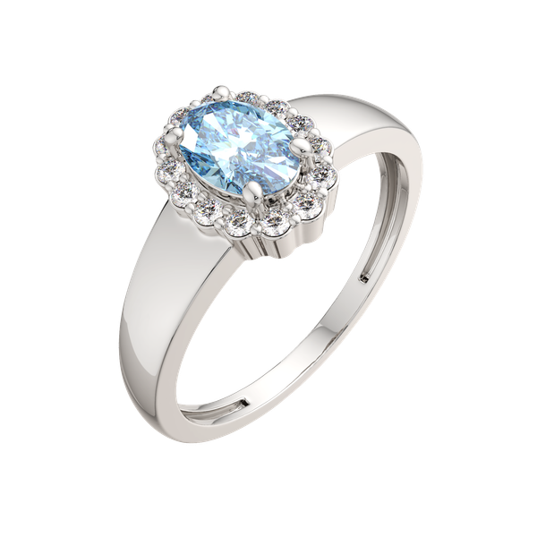 Изображение товара Кольцо из серебра ZORKA 02S4055.ZZ (р.17, с топазом и фианитами)