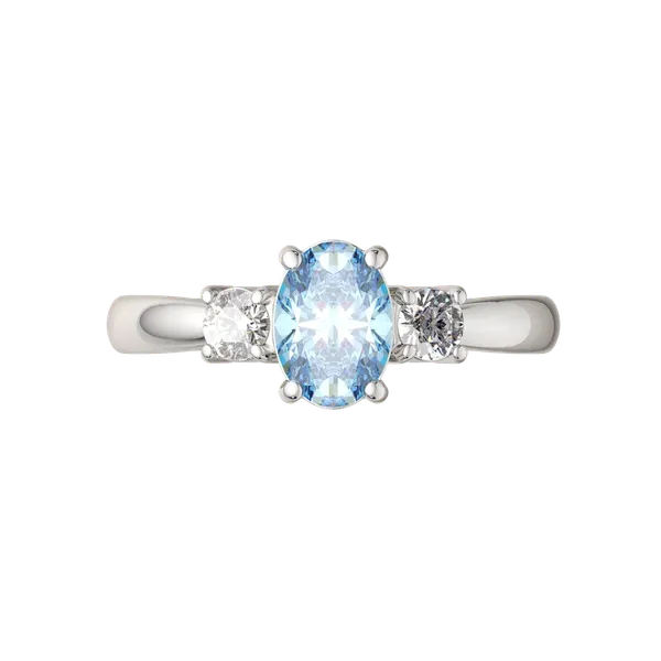 Изображение товара Кольцо из серебра ZORKA 02S4062.ZZ (р.17.5, с топазом и фианитами)