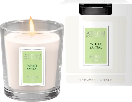 Свеча Areon Moon Line White Santal / ARE-CML05 (120г) — фото 3