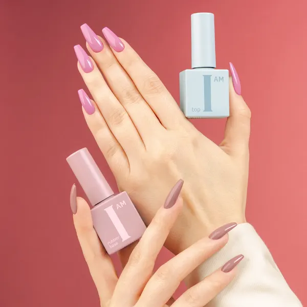 Изображение товара Топ для гель-лака I am без липкого слоя тон 27 Blue Glass (9мл)