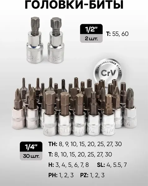Изображение товара Универсальный набор инструментов Forsage F Light-38841L DS (64127)