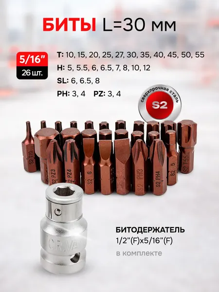 Изображение товара Универсальный набор инструментов Everforce EF-4142-5 (64296)