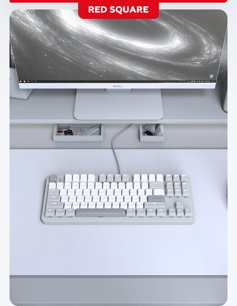 Изображение товара Клавиатура Red Square Alumix TKL Gray Matter g3ms Sapphire RSQ-20048 (серый)