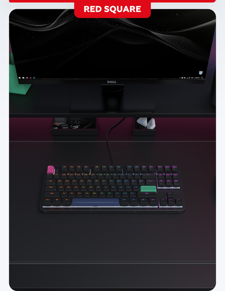 Изображение товара Клавиатура Red Square Alumix TKL Simple g3ms Amber RSQ-20049 (черный)