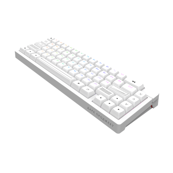 Изображение товара Клавиатура Дарк Проджект KD65 g3ms Zircon / DP-KD-65A-010100-GZR (белый)