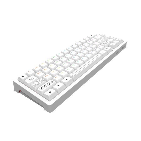 Изображение товара Клавиатура Дарк Проджект KD65 g3ms Zircon / DP-KD-65A-010100-GZR (белый)