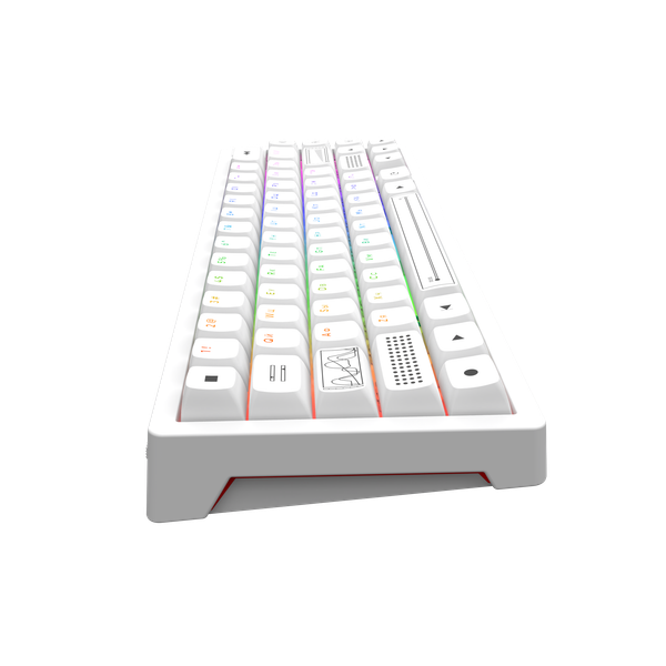 Изображение товара Клавиатура Дарк Проджект KD65 g3ms Zircon / DP-KD-65A-010100-GZR (белый)