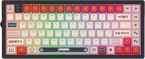 Изображение товара Клавиатура Дарк Проджект KD83A g3ms Onyx V2 / DP-KD-83A-110100-GOX (красный/белый)