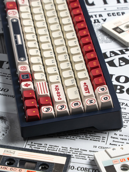 Изображение товара Клавиатура Дарк Проджект KD83A g3ms Onyx V2 / DP-KD-83A-110100-GOX (красный/белый)