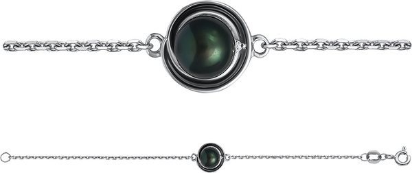 Изображение товара Браслет из белого золота Кристалл CN13200226773 (р.18)