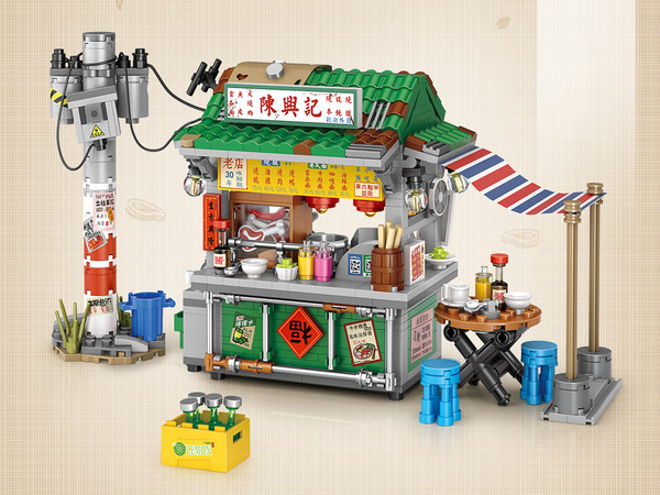 Изображение товара Конструктор LOZ Ларек в гонконгском стиле / 1253_MK