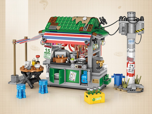 Изображение товара Конструктор LOZ Ларек в гонконгском стиле / 1253_MK