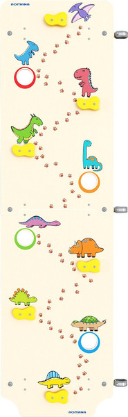 Изображение товара Шведская стенка Romana 01.21.8.12.490.03.06-24 со скалодромом Dop21 6.08.01