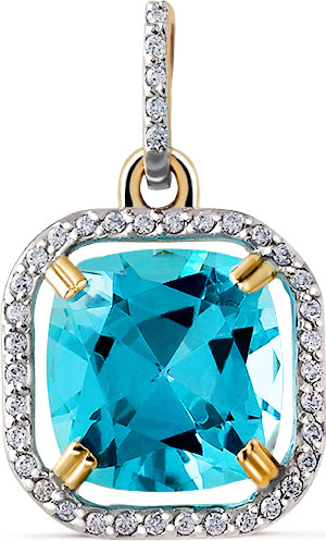 Изображение товара Подвеска из желтого золота Кристалл CI14500226773