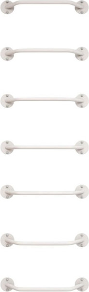 Изображение товара Шведская стенка Romana 11.08.01 (7шт, белый) со скалодромом Dop21 6.08.01