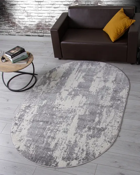 Изображение товара Ковер Merinos Naturel F229-OVAL-GRAY (1.5x3)