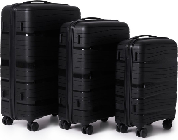 Изображение товара Чемодан на колесах PRIDE РР-9802 (S, черный, с органайзером)