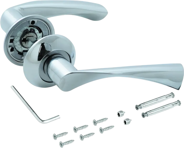 Изображение товара Ручка дверная Аллюр Galileo farsighted Diona (хром)