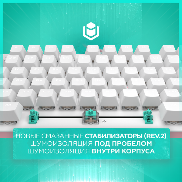 Изображение товара Клавиатура IO by Red Square Typex v2 Rose Gold g3ms Sapphire / io217