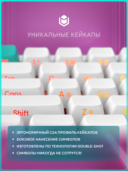 Изображение товара Клавиатура IO by Red Square Type 68 Pro / io271 (белый)