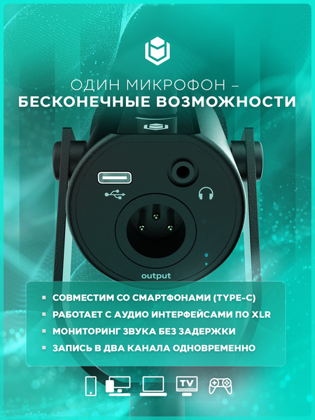 Изображение товара Микрофон IO by Red Square Mike / io611 (черный)