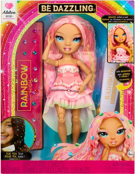 Изображение товара Кукла с аксессуарами Rainbow High Dazzling. Аделин / 70778 (розовый)