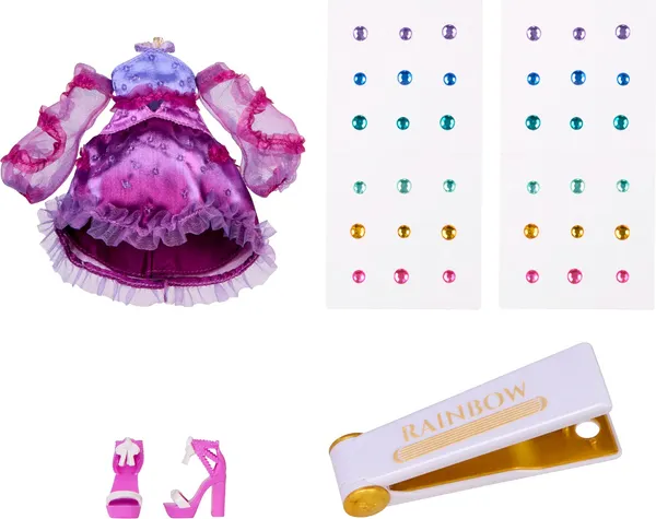 Изображение товара Кукла с аксессуарами Rainbow High Dazzling. Ноэми / 70782 (фиолетовый)